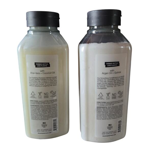 Anomaly Smoothing Shampoo & Conditioner 11 fl oz – Sulfate-Free, Vegan - Picture 2 of 2